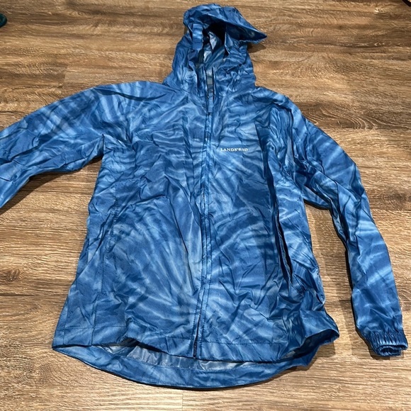 Lands’ End Kid’s Tie-Dye Raincoat - Size Small - Picture 1 of 3